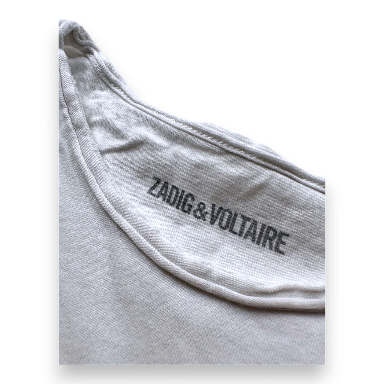 ZADIG & VOLTAIRE - T-SHIRT - BLANC - 8 ANS