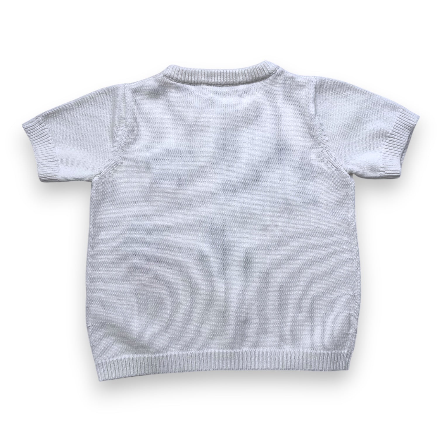 BONPOINT - PULL - BLANC - 6 ANS