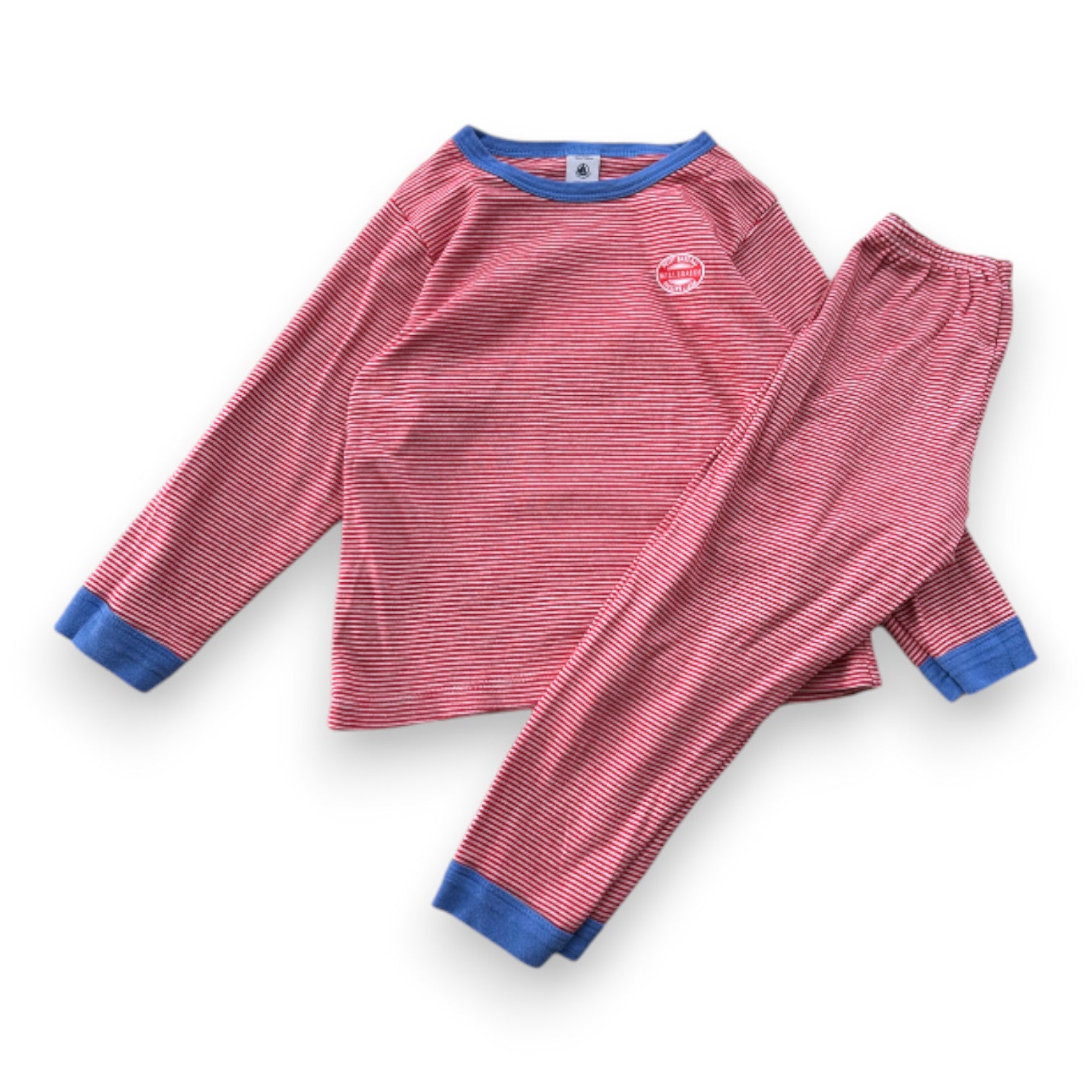 PETIT BATEAU - PYJAMA - ROUGE - 5 ANS