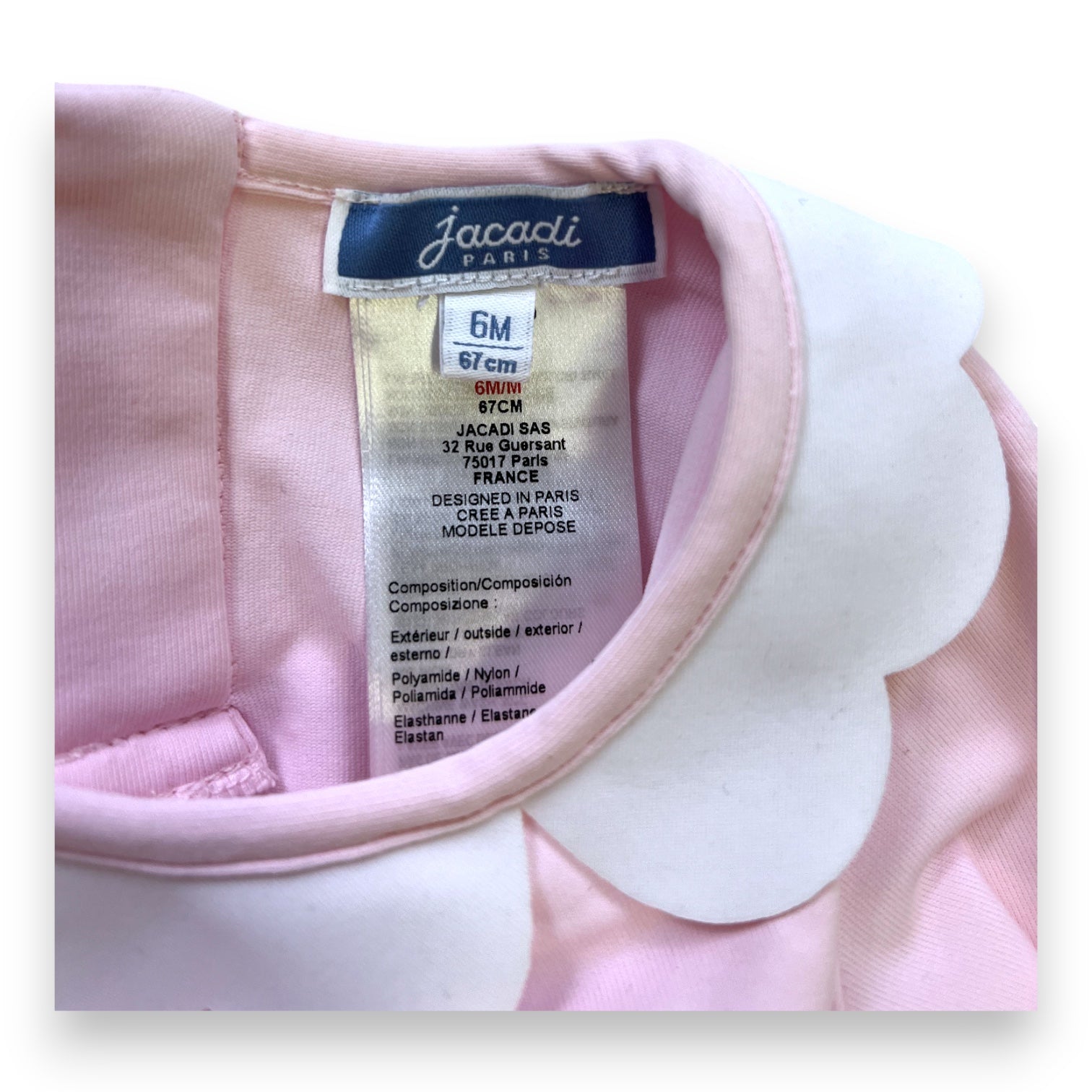 JACADI - MAILLOT DE BAIN 2 PIÈCE - ROSE - 6 MOIS