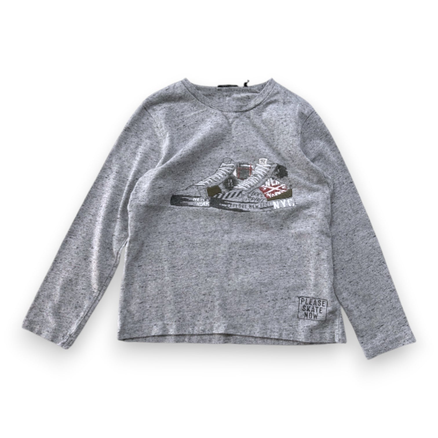 IKKS - T-SHIRT - GRIS - 5 ANS