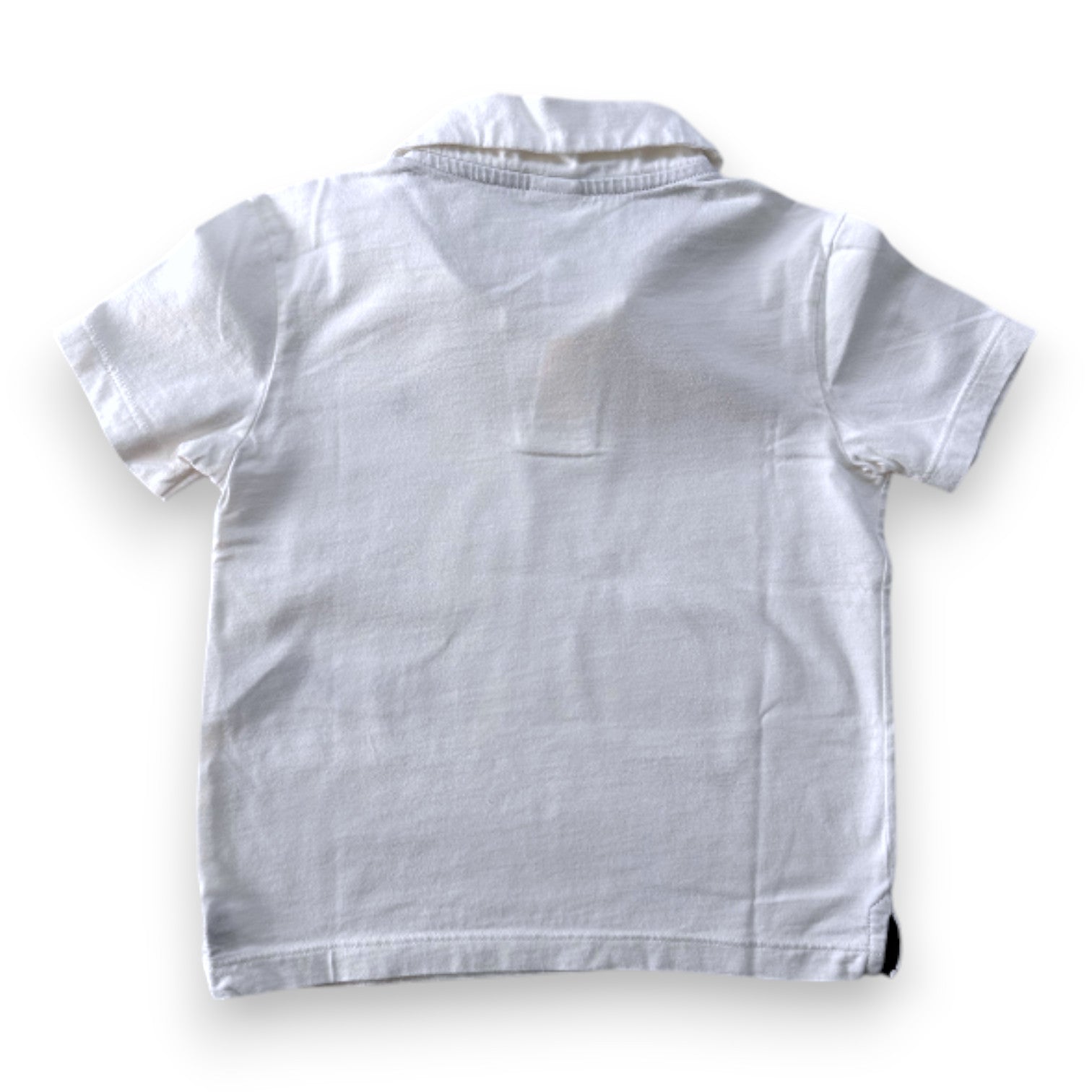 PETIT BATEAU - POLO - BLANC - 6 ANS