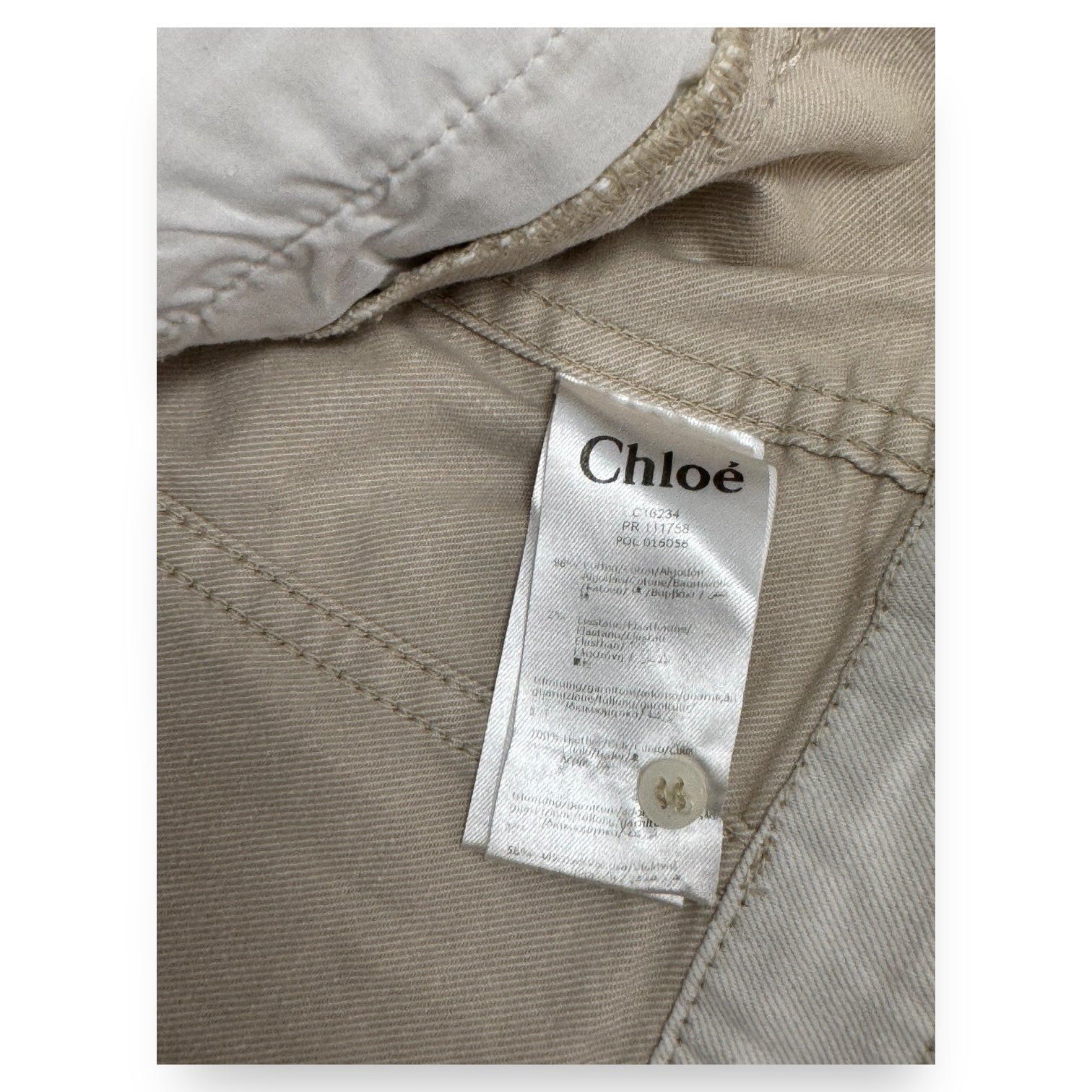 CHLOÉ - VESTE - BLANC, BEIGE - 4 ANS