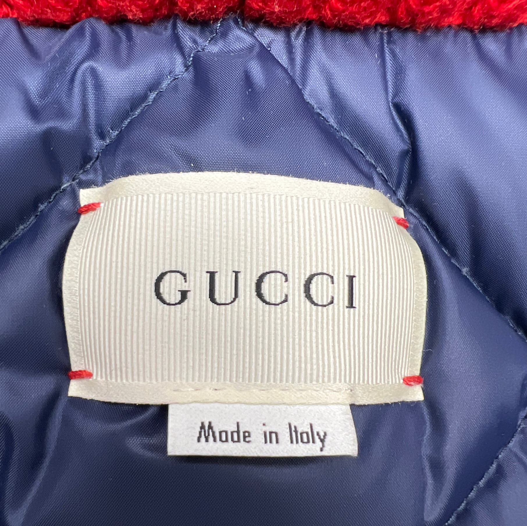 GUCCI - Doudoune kaki avec logo abeille - 8 ans