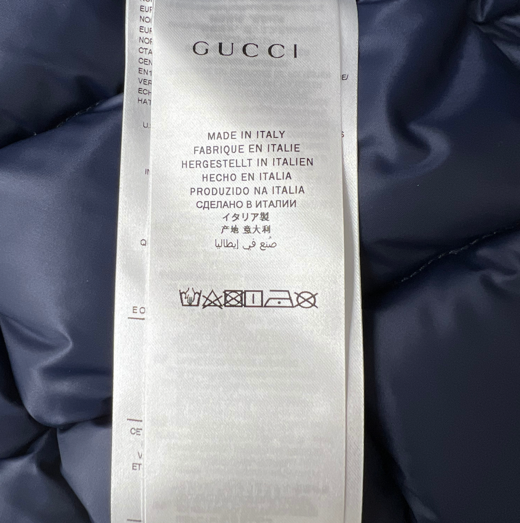 GUCCI - Doudoune kaki avec logo abeille - 8 ans