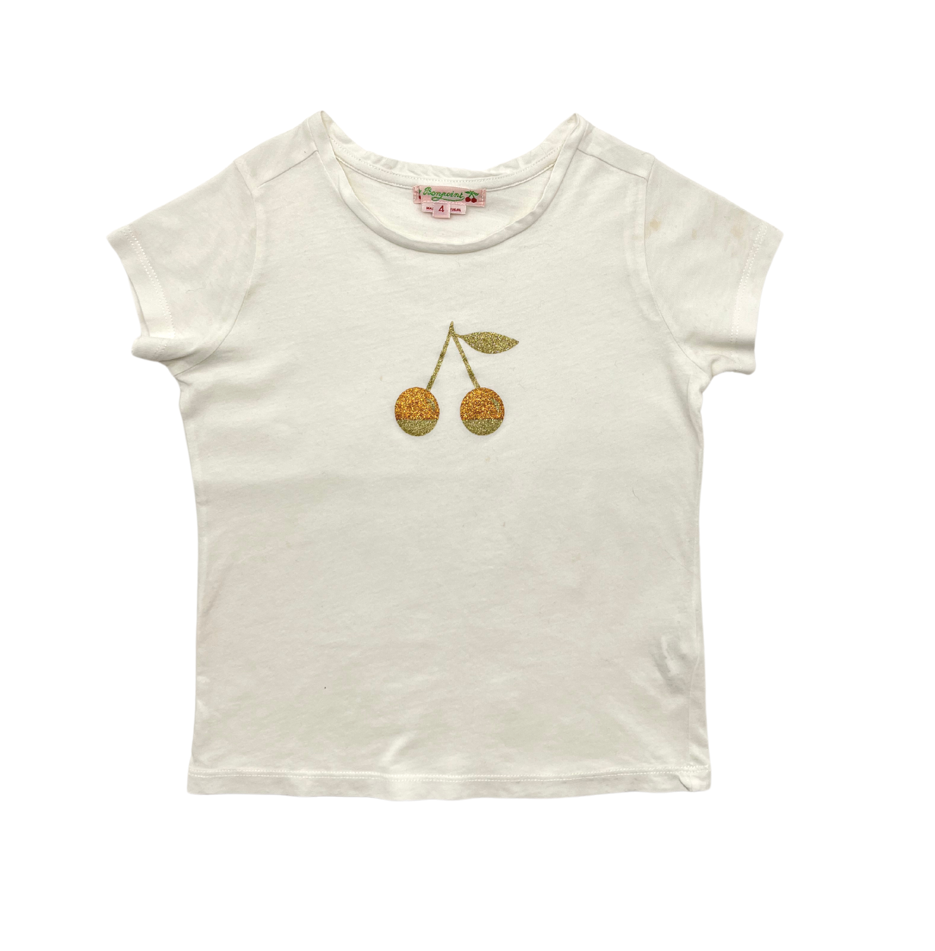 BONPOINT - T-shirt cerise - 4 ans