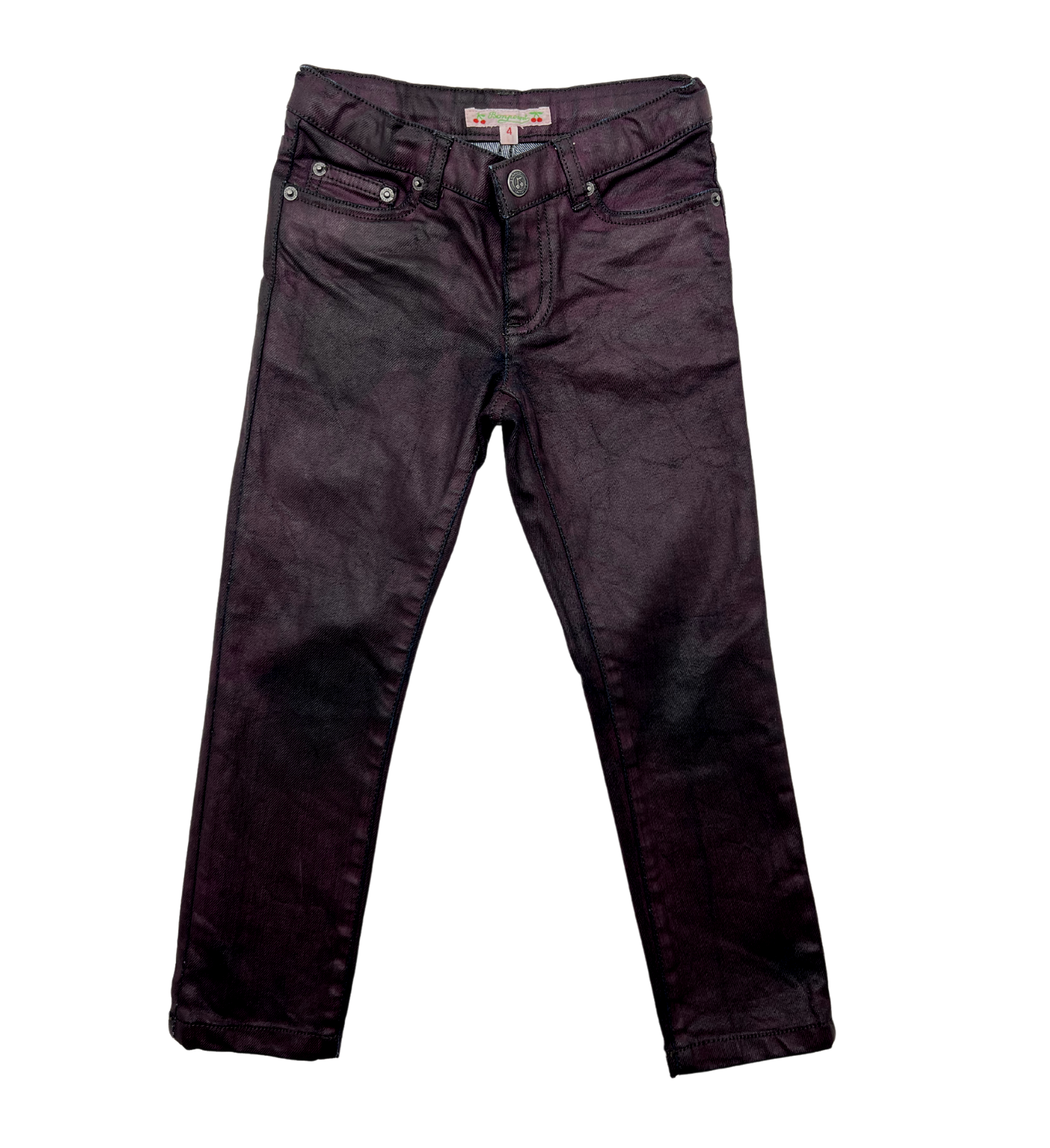 BONPOINT - Pantalon bordeaux - 4 ans