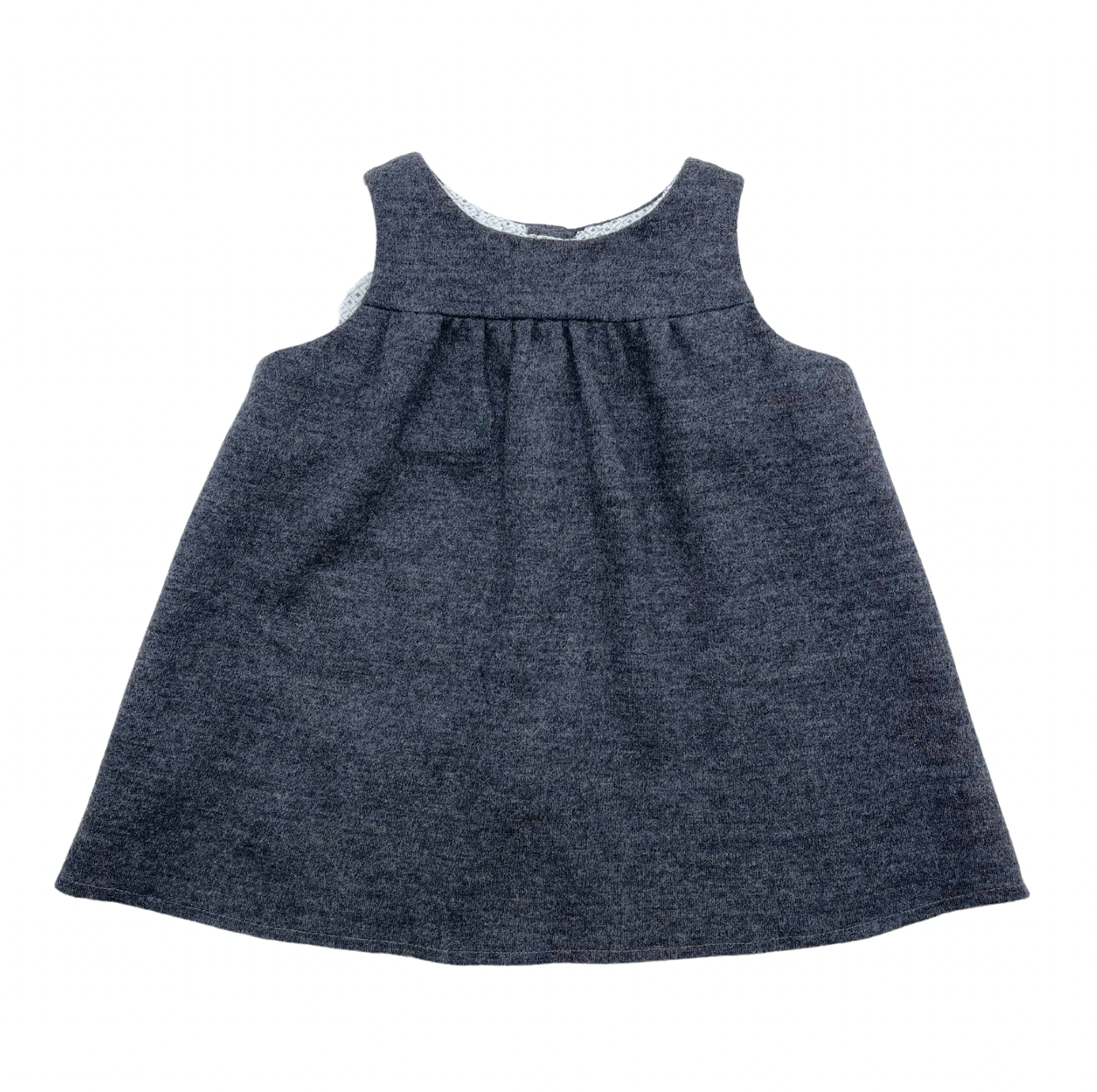 BONPOINT - Gray wool dress - 3 months