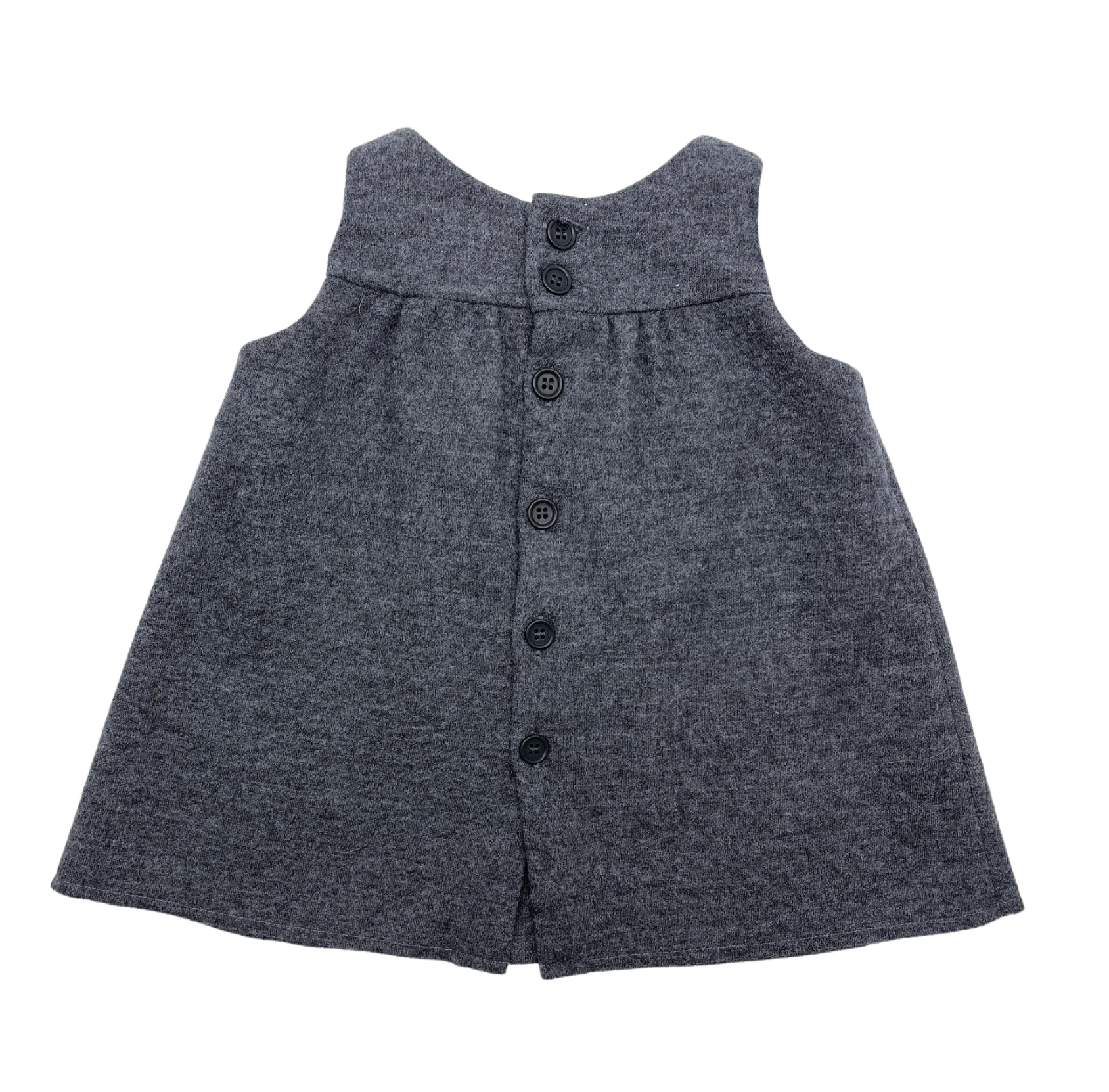 BONPOINT - Gray wool dress - 3 months