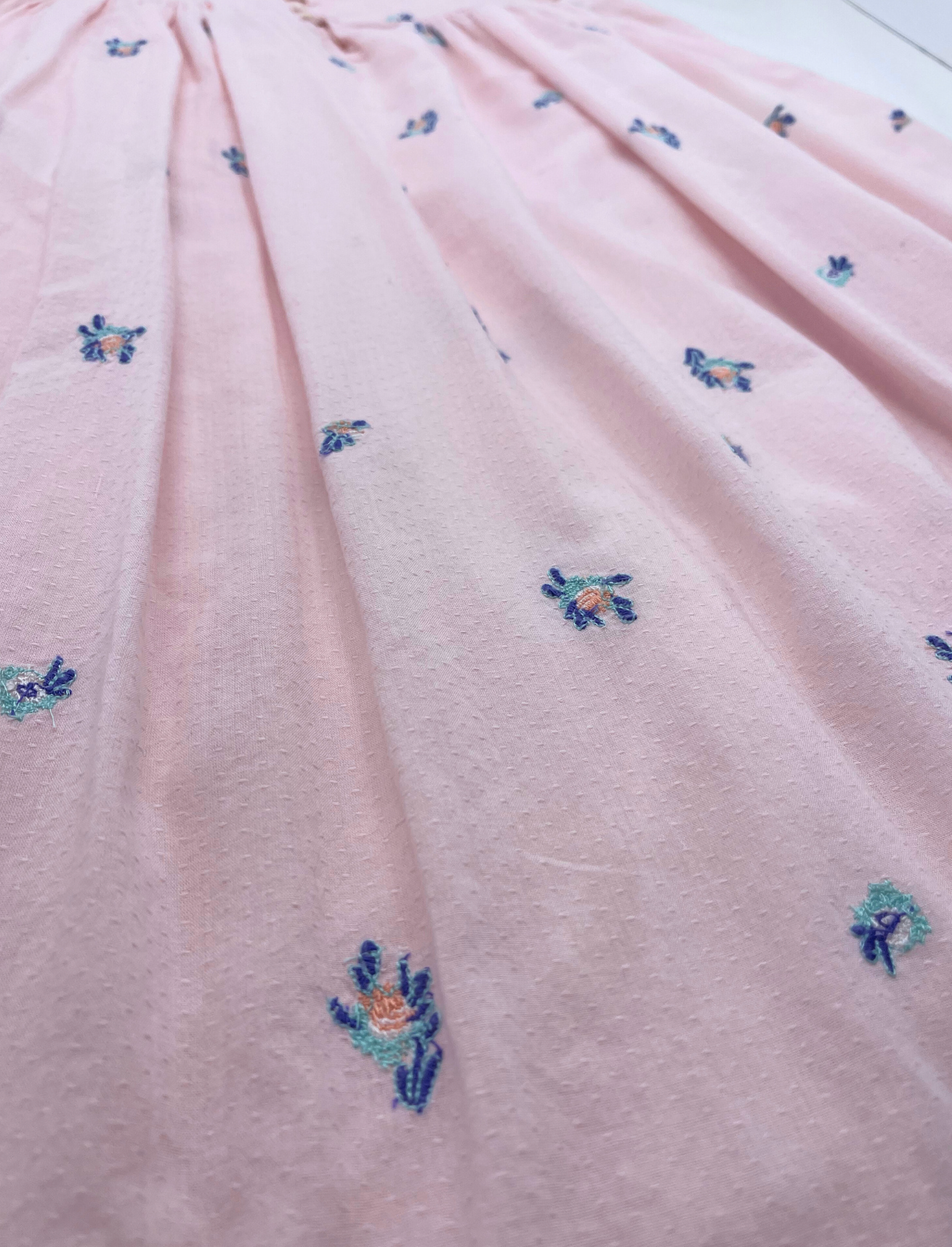 BONPOINT - Robe rose à fleurs - 12 ans