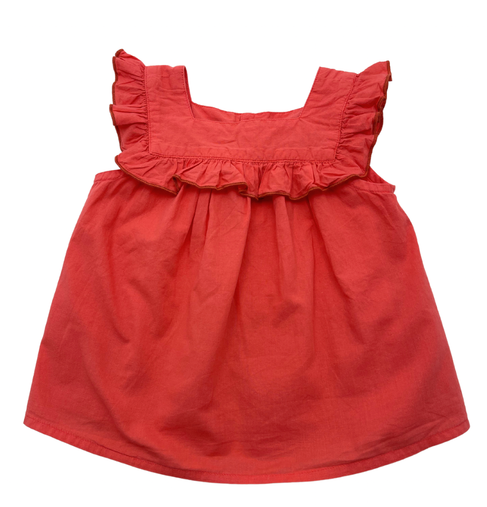 BONTON - Blouse rouge - 12 mois